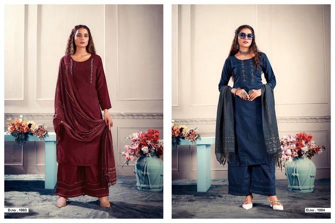 Jinesh Nx Aafreen Parampara Ethnic Wear Wholesale Kurti with Bottom Dupatta Collection
